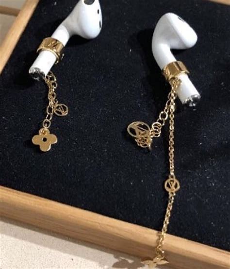 lv ear buds|louis vuitton earrings for airpods.